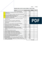 Lista de Materiales Priorizada para La Red de Aguas Servidas y Acueducto 13-01-22