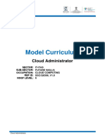 Model Curriculum: Cloud Administrator