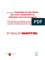 85595 Recomendaciones Seguridad Vial Transporte Personas Discapacidad Region de Murcia