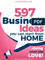 597 Business Ideas You Can Start From Home - Doing What You LOVE! ( PDFDrive.com )