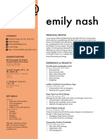 Emily Nash CV