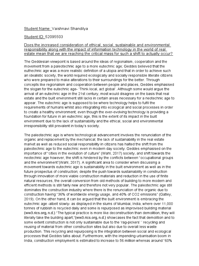 1500 Words Essay | PDF | Sustainability | Corporate Social Responsibility