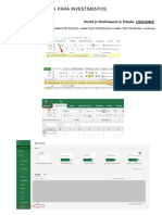 Melhor planilha investimentos