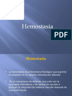 Hemostasia: Formación de Tapón Plaquetario