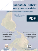 Edgardo Lander - Colonialidad Del Saber - Eurocentrismo y Ciencias Sociales - Perspectivas Latinoamericanas (2004)