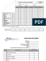 FO-SST-014 Formato de Inspección de Andamio