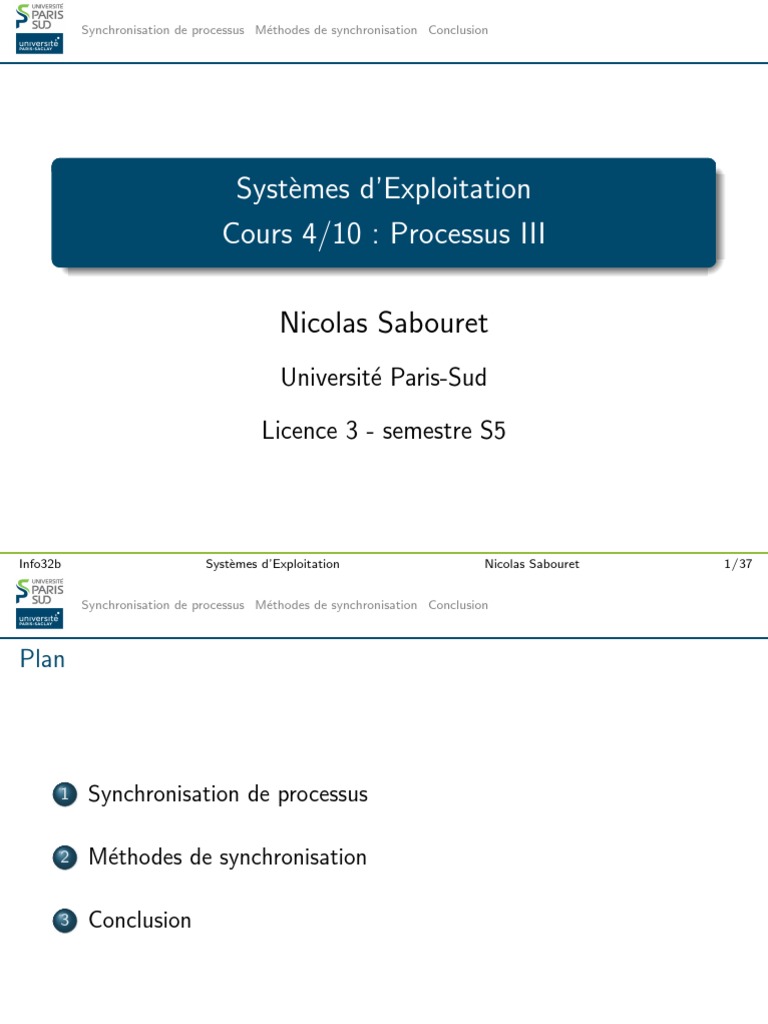 Synchronisation des processus en C | PDF | Thread (informatique) | Java ...
