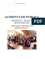 0 Proiect Didactic Dotarea Salonului Restaurant