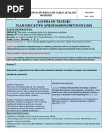 Agenda de Trabajo Semana 1 Proyecto 7 | PDF | Atmósfera | Poesía