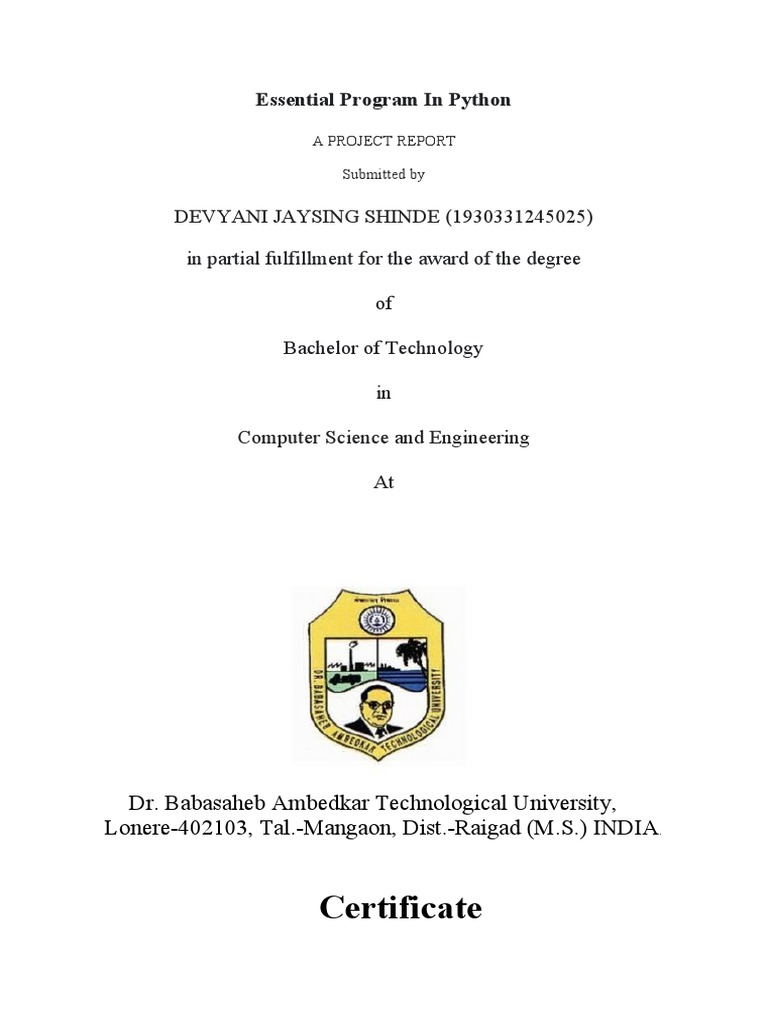 Report of Course (1930331245025) | PDF | Class (Computer Programming ...