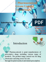 ABC Pharmaceuticals Private Limited (Case Study) : Submitted To:-Dr. Mrinal Verma