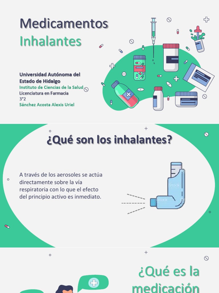 Tipos y uso de inhaladores médicos | PDF | Medicamentos con receta | Asma