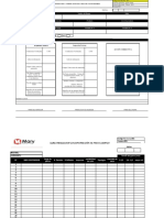 Planilla de Inspección de Contenedores