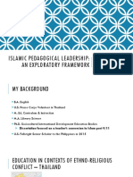 Islamic Pedagogical Leadership: An Exploratory Framework