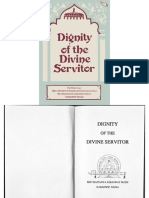 Dignity of the Divine Servitor