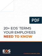 20+ EOS Terms Your Employees