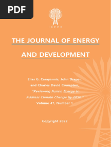 "Reviewing Fusion Energy To Address Climate Change by 2050" by Elias G. Carayannis, John Draper, and Charles David Crumpton