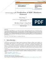 Modeling and Verification of RBC Handover Protocol: Kai Yang