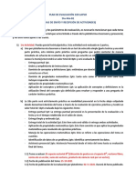 Plan de Evaluación 5to Año B1. 1er Lapso