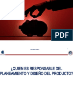 Gerencia y responsabilidad del planeamiento y diseño del producto