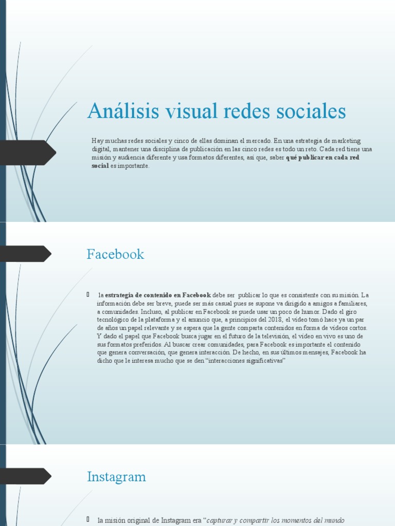 Estrategias de Contenido en Redes Sociales | PDF | Facebook | Youtube
