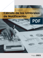 Lineamientos para El Cálculo de Los Umbrales de Notificación - INDECOPI CONXENTRACION EMPRESARIAL