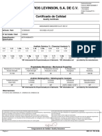 Certificado de Calidad (Desglosado) MXW8517