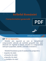 Caracteristicile Reliefului Românieie