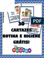 Cartazes Rotina e Higiene Espaço Educar