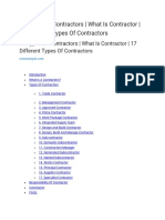 17 Types of Contractors What Is Contractor 17 Different Types of Contractors
