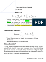 Energy and Electric Potential