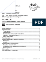 Xc-Rack: Instructions For Use Digital 4-Quadrant-/Combi Meter