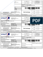 Risk Surcharge: AWB No: H63537762 Owner Carrier