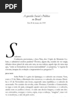 QUESTÃO SOCIAL E POLÍTICA NO BRASIL