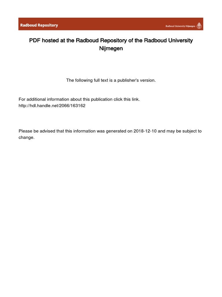 PDF Hosted at The Radboud Repository of The Radboud University Nijmegen ...