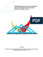 Proposal Kesenian Minang Pagar Alam