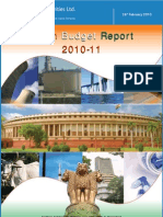 Union Budget Report 2010-11
