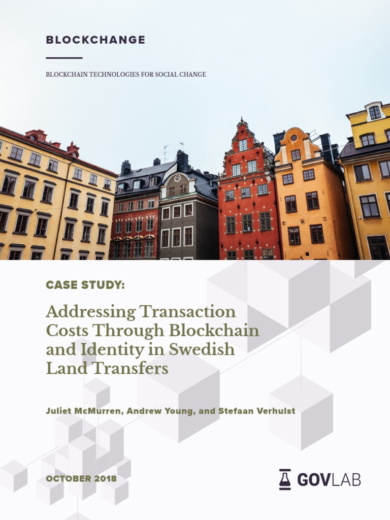 Addressing Transaction Costs Through Blockchain and Identity in Swedish