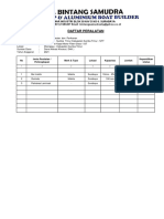 Daftar Peralatan