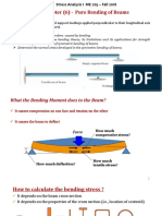 Stress Analysis of Pure Bending in Beams