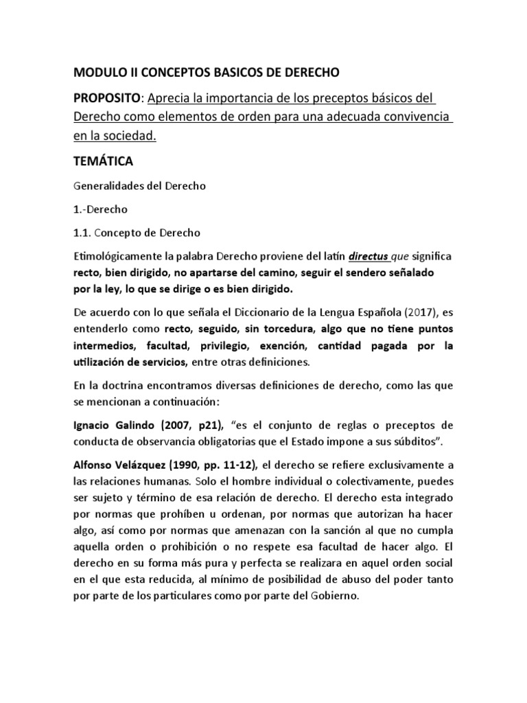Conceptos Básicos del Derecho | PDF | Caso de ley | Fuentes del derecho