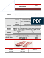 Ficha Tecnica Espinazo de Cerdo