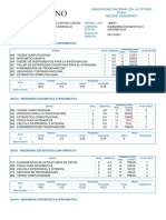 Reporte de Notas