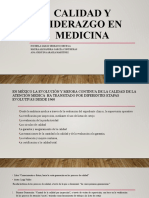 Calidad y Liderazgo en Medicina