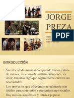 Jorge Preza Proyectos musicales en oferta