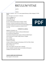 Curriculum Vitae Irene