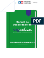 Manual Portalpublicodematricula