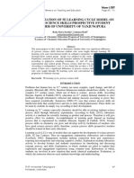 Implementation of 5E Learning Cycle Model On Process Science Skills Prospective Student Teacher of University of Tanjungpura