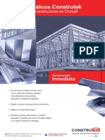 2.12. Ficha Técnica Perfiles y Parantes Constructek Drywall