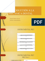 Introducción a la mecánica dental y su instrumental básico